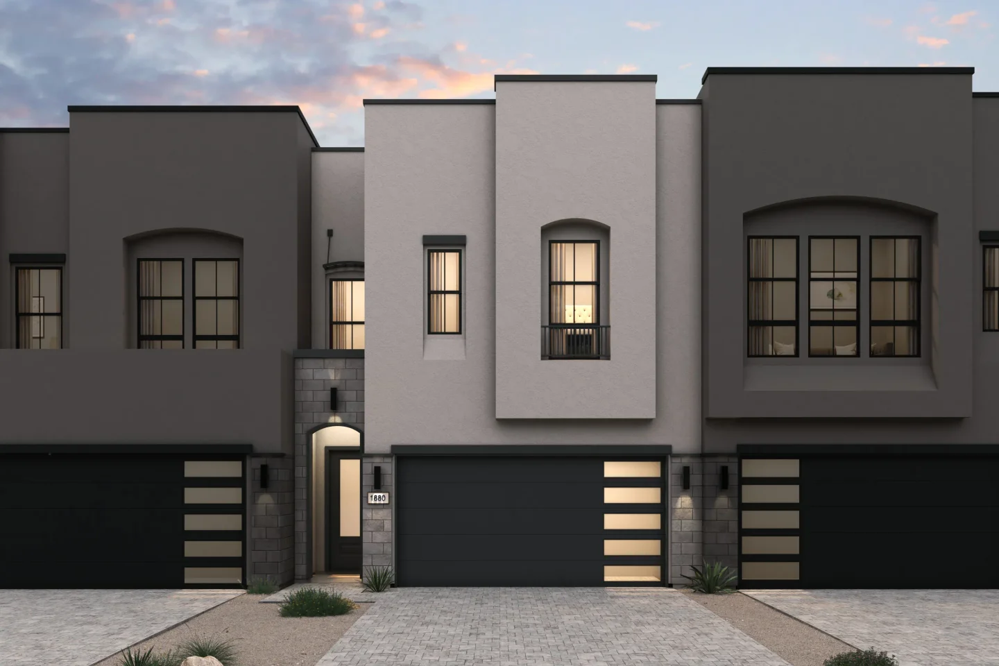 Prestige On 64th Marietta II Elevation Mediterranean Modern Level 3
