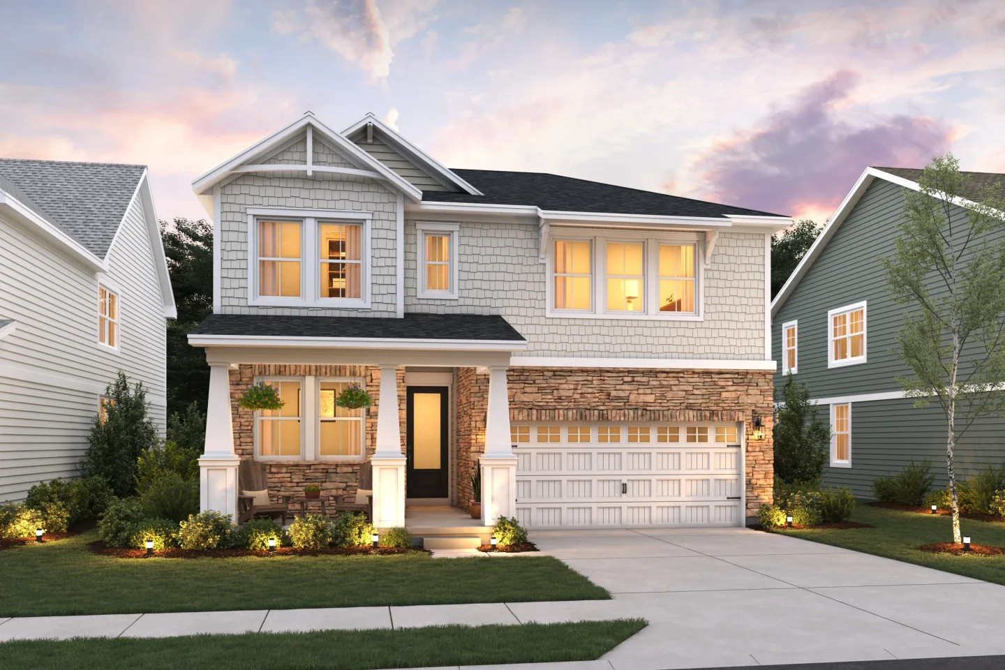 Estates at Riverfield Reserve Faro Elevation EE Level 1