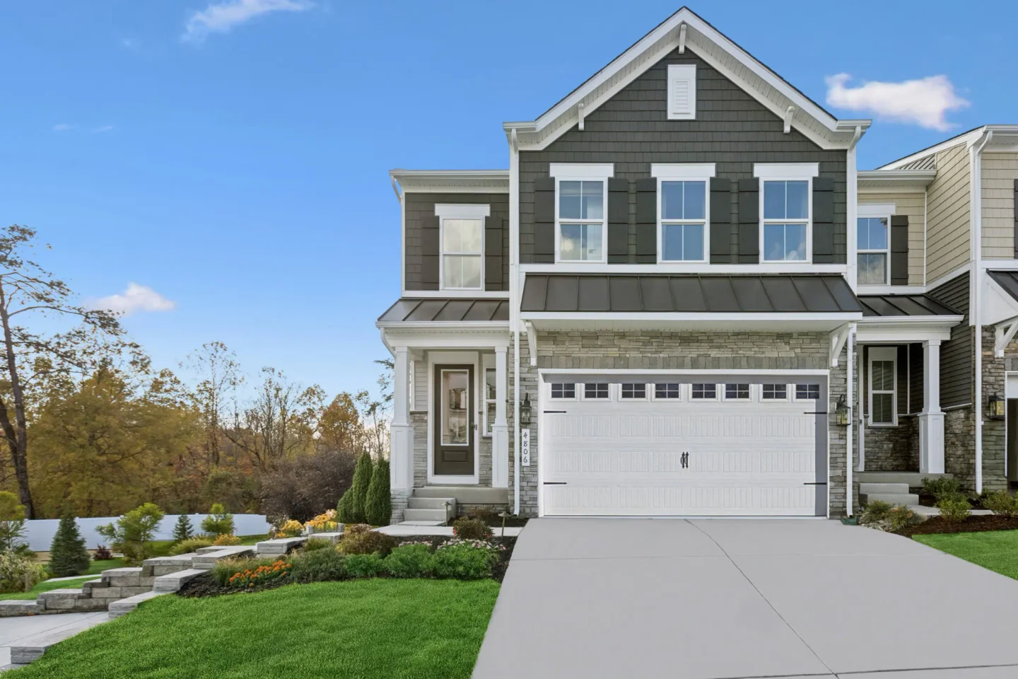 Magnolia Hill Avalon II Front Exterior EA Farmhouse Palette 2 Level 2 European Farmhouse