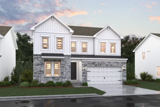 Pleasanton Macon II Elevation FA Stone Level 