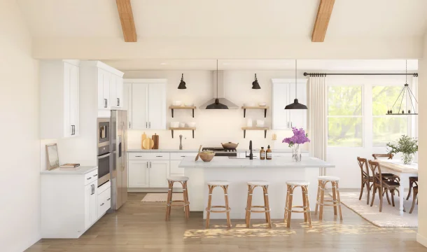 Barcelona Kitchen Farmhouse Palette 5 Level 1 European Farmhouse