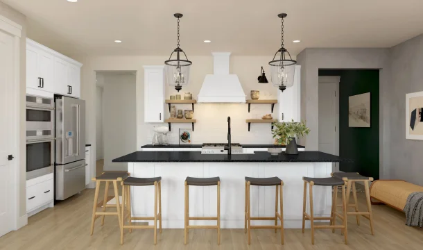 New Hope Kitchen Farmhouse Palette 1 Level 3 Farmhouse Rustic Refined