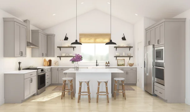 Tucson Kitchen Farmhouse Palette 1 Level 1 European Farmhouse