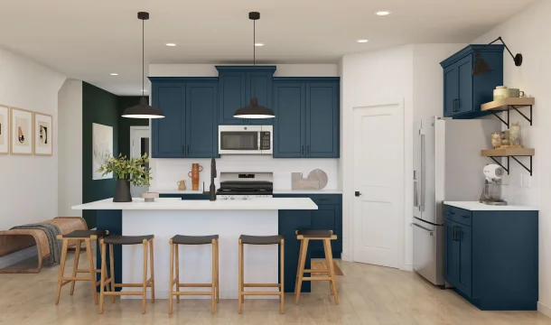 Aspire at The Reserve at Huntsville Sweet Pea Kitchen Farmhouse Palette 2 Ascend Farmhouse Rustic Refined
