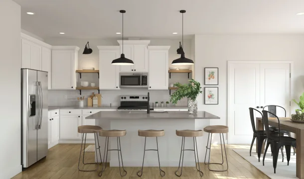 Aspire at New Hampstead Water Lily Kitchen Farmhouse Palette 2 Aspire Industrial Farmhouse