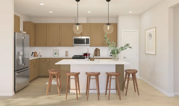 Passionflower II ESP Kitchen Loft Palette 5 Ascend Coastal Loft
