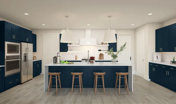 Bar Harbor Kitchen Loft Palette 2 Level 3 Coastal Loft