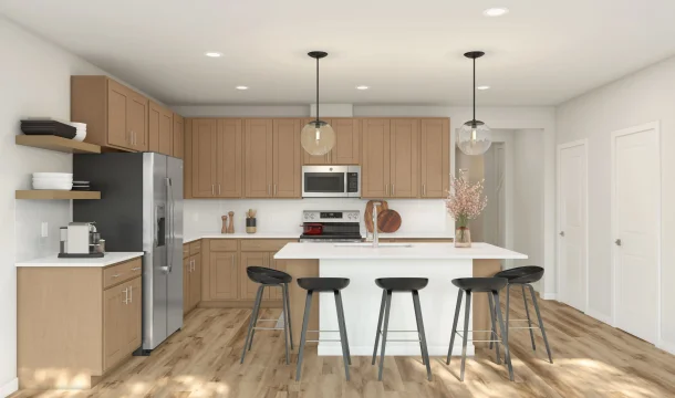  Ocala Kitchen Loft Palette 5 Ascend Black and White Loft