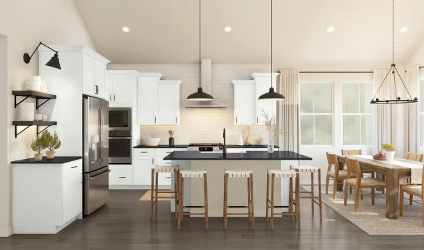 Evora Kitchen Farmhouse Palette 3 Level 1 Coastal Farmhouse