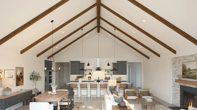 Magnolia Trails Denver Great Room Ceiling Farmhouse Palette 4 Level 1 Fresh Farmhouse