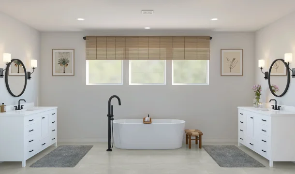 Magnolia Trails Denver Primary Bath Farmhouse Palette 4 Level 1 Fresh Farmhouse