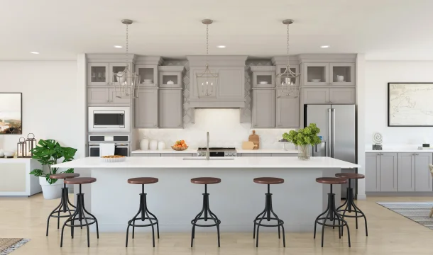 Lofts at Gambrill Glenn Montauk II Kitchen Classic Palette 1 Level 1 Coastal Classic