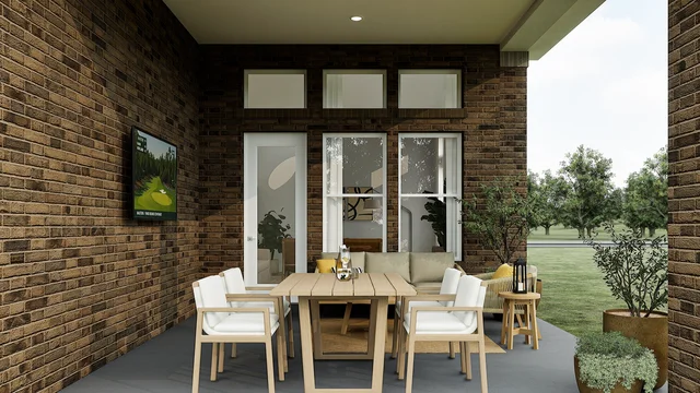 Covered Patio Dallas Bent Tree Meadows Frankfurt SPEC 3 Base Palette 1 Furnished