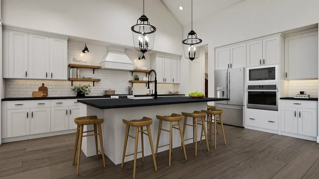 Kitchen Dallas Bent Tree Meadows Stirling SPEC 3 Base Palette 3 Furnished