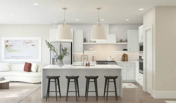 Views at Northshore Springwood Kitchen Loft Palette 6 Level 3 Coastal Loft