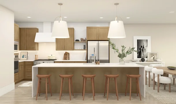 Views at Northshore Asbury Kitchen Loft Palette 5 Level 3 Coastal Loft