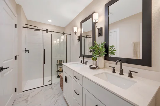 Providence Commons Alpharetta II Primary Bath Farmhouse Palette 1 AspireAscend Farmhouse Universal