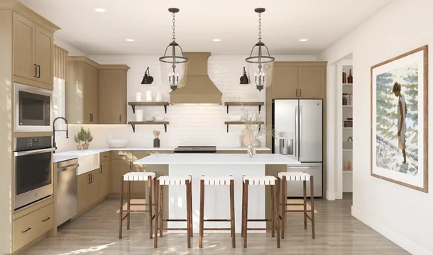Cascade at One Lake Seine ESP Kitchen Farmhouse Palette 5 Level 2 Farmhouse Universal