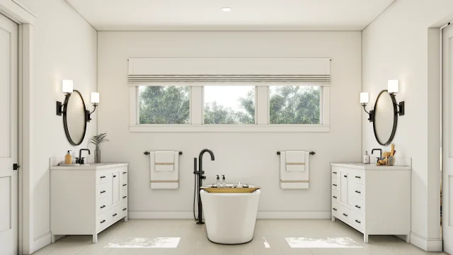 Primary Bath VTY Dallas Green Meadows Little Rock SPEC 3 Base Palette 1 Furnished