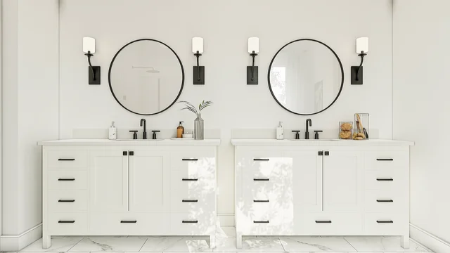 Primary Bath VTY Dallas Bent Tree Meadows Geneva SPEC 3 Base Palette 5 Furnished