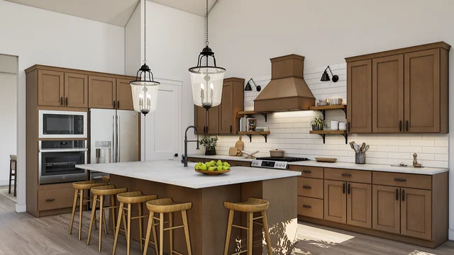 Kitchen Dallas Bent Tree Meadows Mykonos SPEC 3 Base Palette 5 Furnished