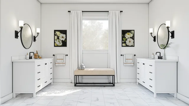 Primary Bath VTY Dallas Bent Tree Meadows Mykonos SPEC 3 Base Palette 5 Furnished