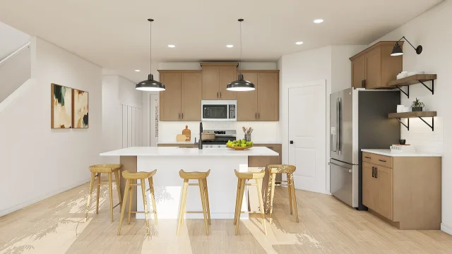 Kitchen Houston Glen Oaks Sweet Pea ASCEND Base Palette 5 Furnished