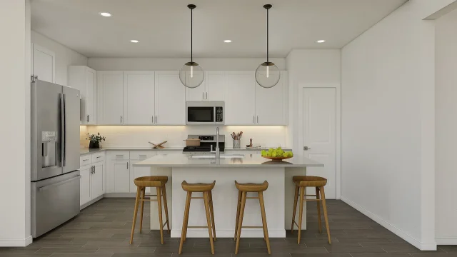 Kitchen Houston Glen Oaks Passionflower II ASCEND Base Palette 6 Furnished
