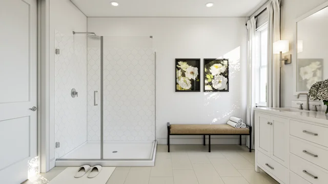 Primary Bath SHW NED Horizon at Walls Maricopa II SPEC 3 Base Palette 6 Furnished
