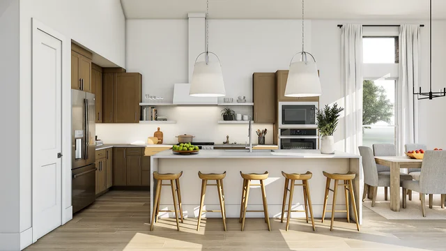 Kitchen Dallas Bent Tree Meadows Davenport SPEC 3 Base Palette 5 Furnished