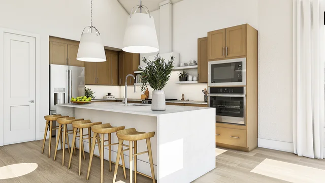Kitchen Dallas Bent Tree Meadows Davenport SPEC 3 Base Palette 5 Furnished