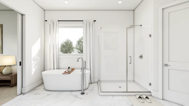 Primary Bath SHW Dallas Bent Tree Meadows Davenport SPEC 3 Base Palette 5 Furnished