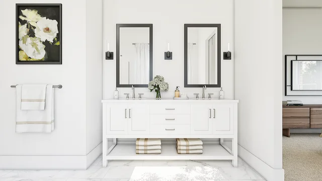 Primary Bath VTY Dallas Bent Tree Meadows Davenport SPEC 3 Base Palette 5 Furnished