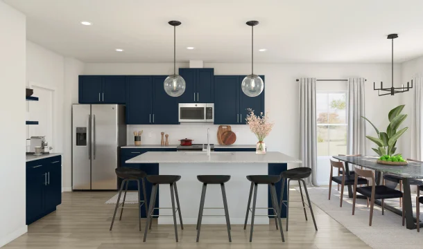 Aspire at Desert Vista Water Lily II Kitchen Loft Palette 2 Ascend Black and White Loft