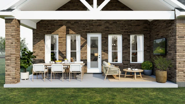 Covered Patio Dallas North Sky Santa Rosa II SPEC 2 Base Palette 5 Unfurnished
