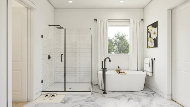 Primary Bath VT SHW Dallas North Sky Santa Rosa II SPEC 2 Base Palette 5 Unfurnished