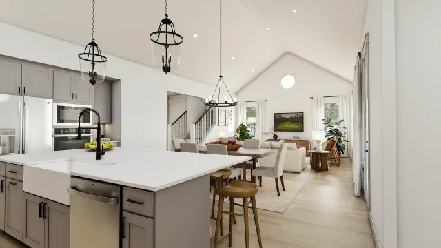 Kitchen Dallas North Sky Stirling SPEC 2 Base Palette 1 Furnished
