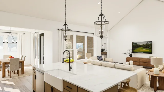Kitchen Dallas North Sky Mykonos SPEC 2 Base Palette 5 Furnished