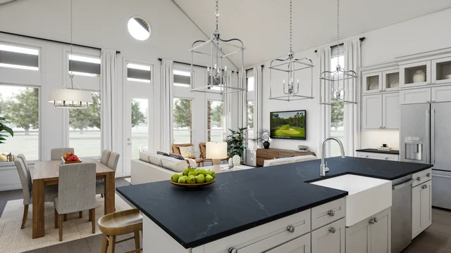 Kitchen Dallas Bent Tree Meadows Santa Fe SPEC 3 Base Palette 3 Furnished