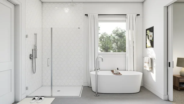 Primary Bath VT SHW Plus Dallas Bent Tree Meadows Santa Fe SPEC 3 Base Palette 3 Furnished