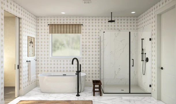 Chapel Creek Omaha Primary Bath Farmhouse Palette 5 Level 2 Farmhouse Rustic Refined