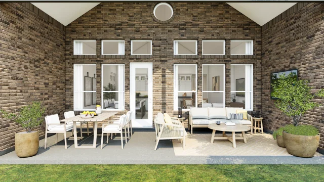 Covered Patio Dallas Green Meadows Denver SPEC 3 Base Palette 3 Furnished