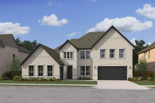 Elevon III Little Rock Elevation QN with Stone Level 2