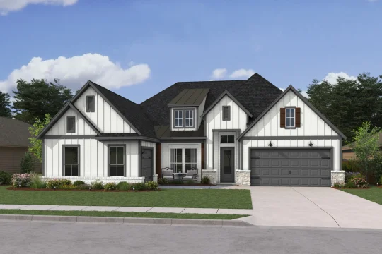 Elevon III Austin Elevation RN with Stone Level 2