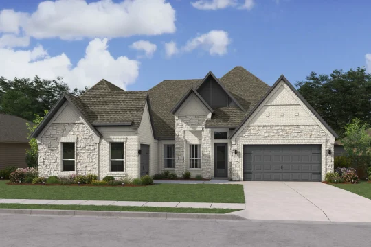 Elevon III Austin Elevation SN with Stone Level 2