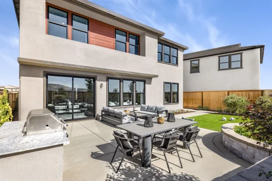 Cascade at One Lake Water Lilly II Contemporary ZB Backyard Patio Loft Palette 3 Level 2 Black and White Loft