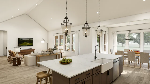 Kitchen Dallas Elevon 3 Estates Helena ESP SPEC 2 Base Palette 5 Furnished