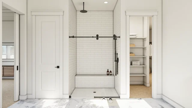 Primary Bath SHW Plus Dallas Elevon 3 Estates Helena ESP SPEC 2 Base Palette 5 Furnished