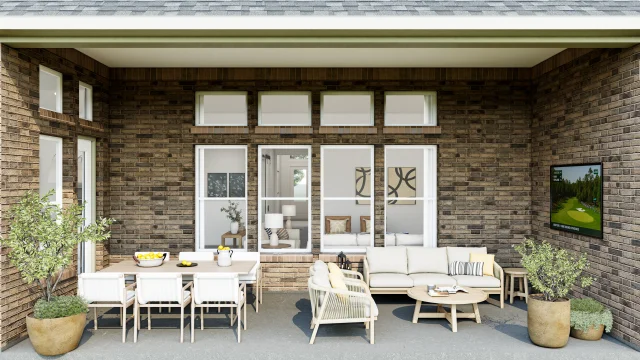 Covered Patio Dallas Green Meadows Helena ESP SPEC 3 Base Palette 6 Furnished