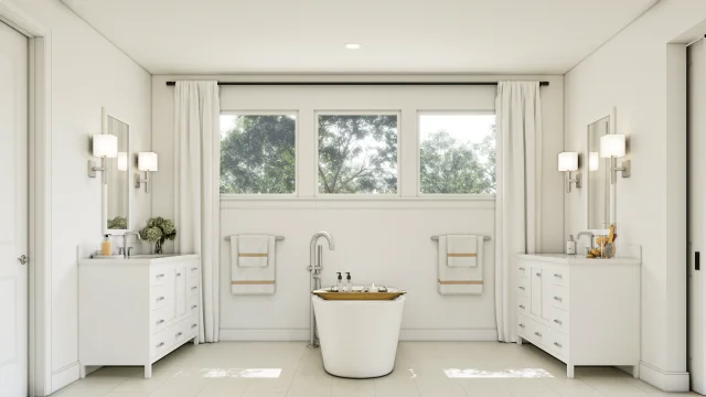 Primary Bath VTY Dallas Elevon 3 Estates Little Rock SPEC 2 Base Palette 1 Furnished